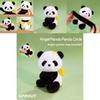 Plush Panda Toy With Soft Polyester Filling For Kids Birthday Gift