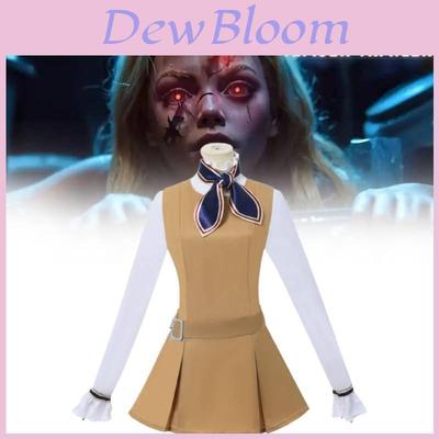 Game Theme Cosplay Dress With Print Design For Anime Roleplay Costume Performance