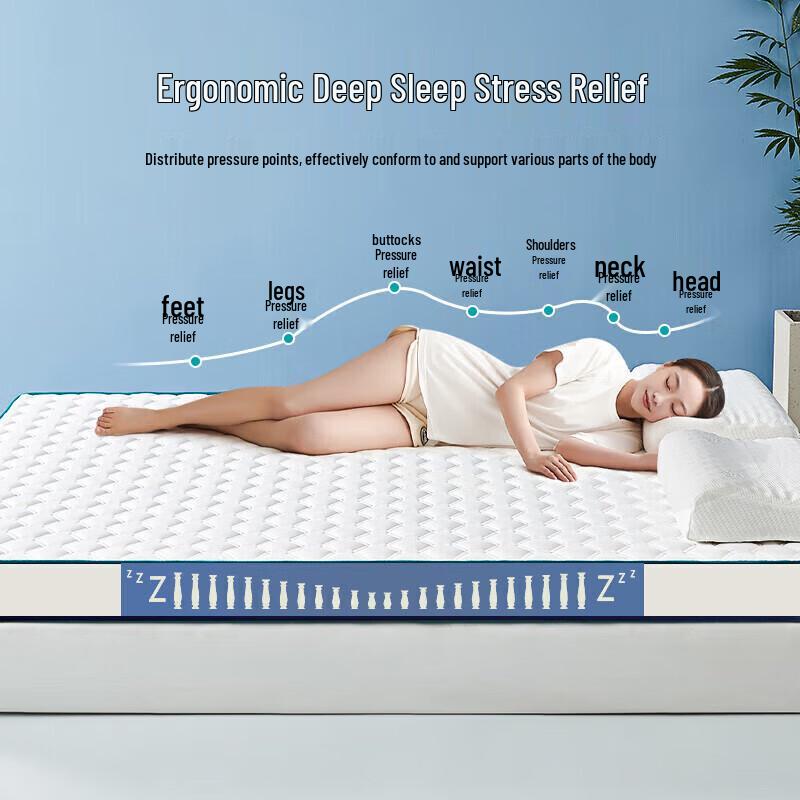 NHZHIW All-Season Soft Fiber Mattress Pad