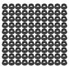 100Pcs M10 X 1.25 Hex Nut Carbon Steel Nut for 168F 170 188 Gasoline Generator Black