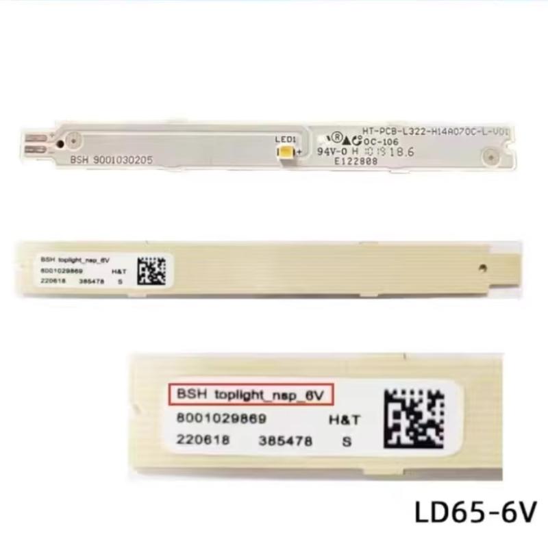 1Pcs Refrigerator Parts Light Bar Led Strip Light Bar For Siemens Bsh 9001030205 9001069888 3V / 6V Refrigerator Accessories