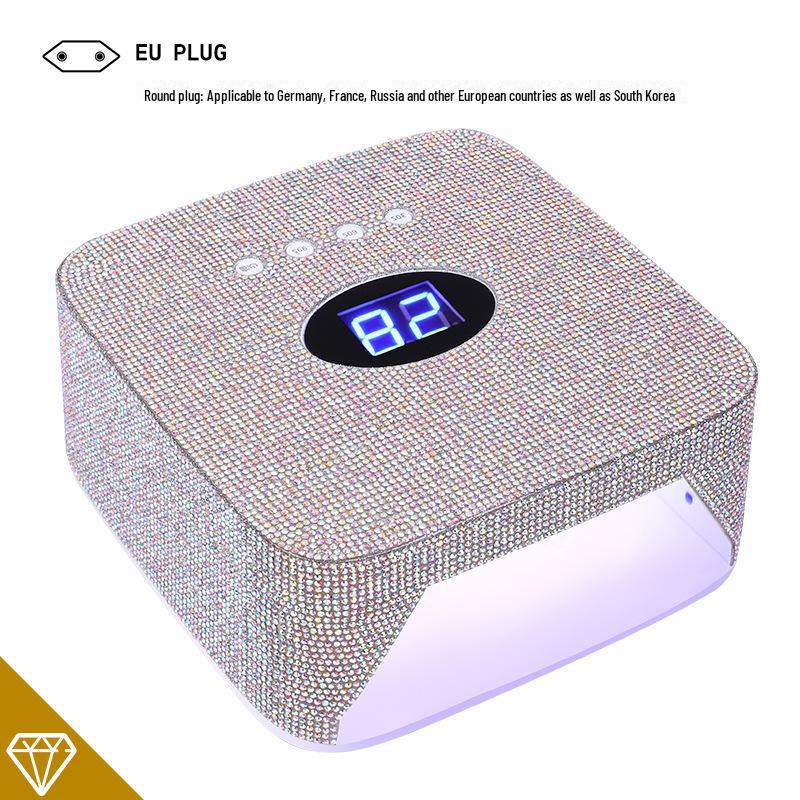 S50 Portable Wireless Nail Light Therapy Lamp with Diamond-Sticking, Quick-Drying Feature