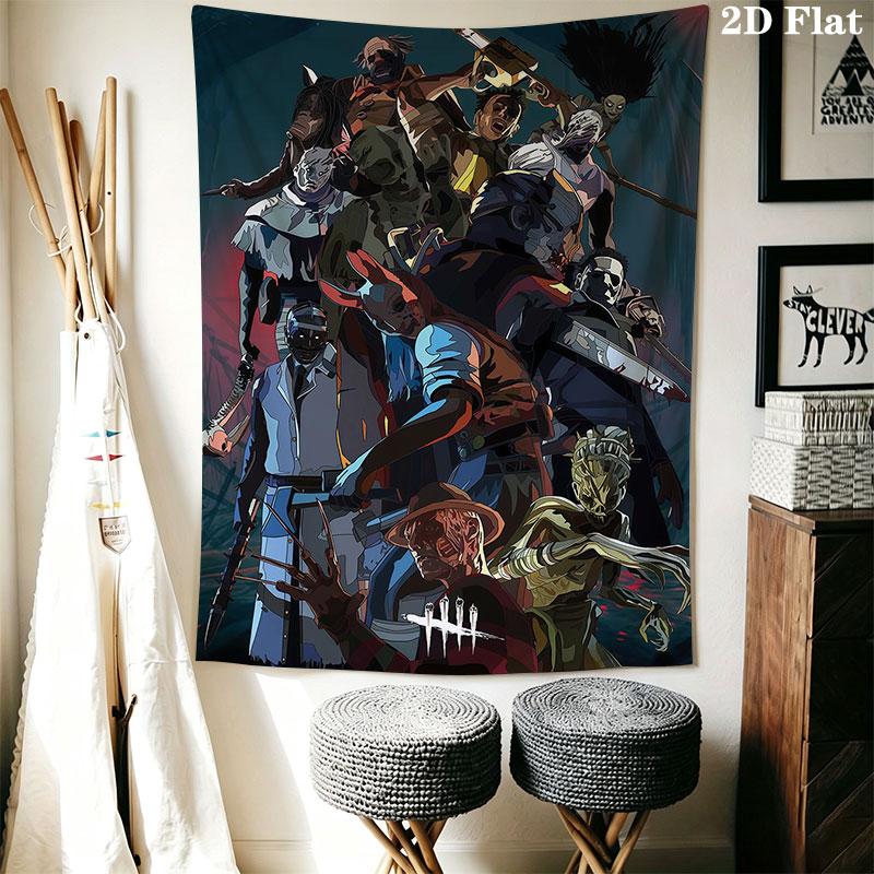 DBD poster Wall Hanging Printed Fabric Blanket Decorative Tapestries for Bedroom Living Room Home Decor
