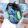 1Pc Game Cooling Backclip Fs01 Dual Fan Rechargeable Mobile Phone Cooler Long Lasting And Stronger Air Cooling