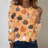 Fashion Women's Crew Neck Long Sleeve 3D Casual Color Printing Casual Short Sleeve Crew Neck T-Shirt