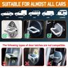 Vehicle Support Handle, Car Door Latch Assist Grab Bar, Elderly Automotive Door Assist Handle, Standing Mobility Aid for Car with Glass Breaker