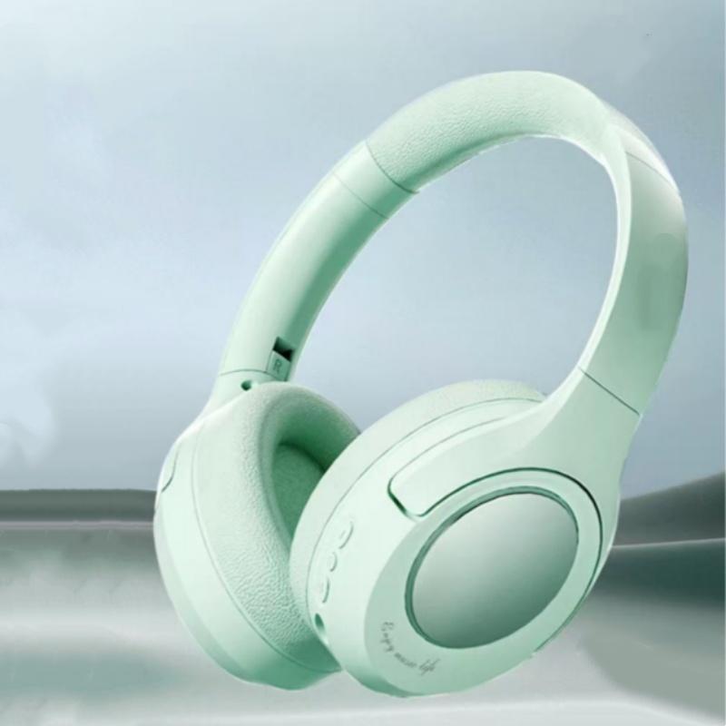 Active Noise Canceling Headphones Wireless Wired Over-Ear Headset for Gaming Music Daily Use