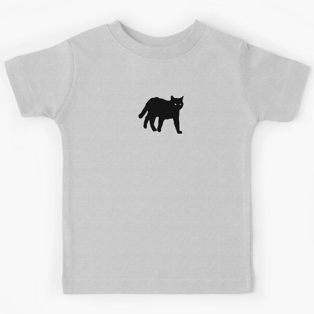 Black Cat Kids T-Shirt 140