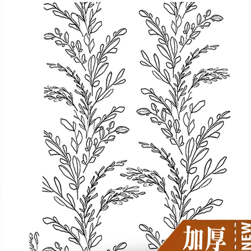 Geometric Abstract Arc Black and White Peel Wallpaper Detachable Contact Paper, Suitable for Home Bathroom Wallpaper Decoration