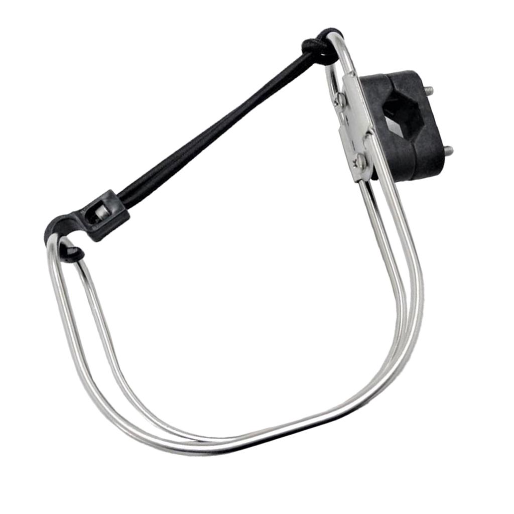 Marine Stainless Steel Life Ring Buoy Bracket Holder with Plastic Mount