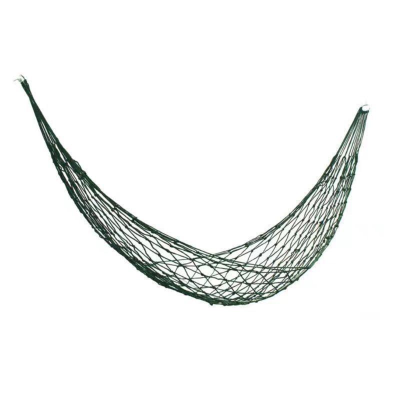 

Nylon Mesh Rope Hammocks Outdoor Garden Swing Hanging Bed Portable Camping Hammock for Garden Beach Yard Travel 1