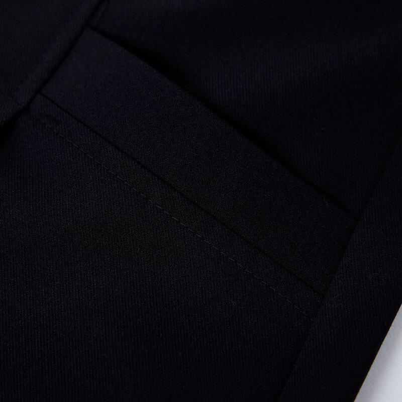 Paister Women's Plus Size Autumn Zipper Casual Suit Pants