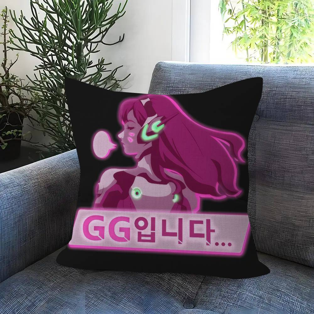 Pop Game OOverwatch Anime  pillow cover sofa cushion cover home room decoration children gift