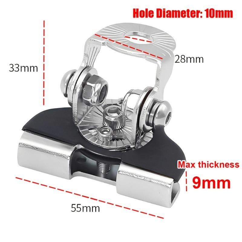 LED-Lichtleisten-Montagehalterung LED-Arbeitsscheinwerfer-Klemmhalter Motorhauben-Nebelscheinwerfer-Lampenhalter für Offroad-SUV-LKW Autozubehör