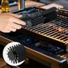 Elektrische Grillbürste Tragbar 180° Verstellbarer Kopf für Outdoor Garten Picknick