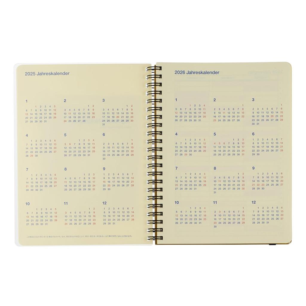 [Delfonics Planner 2025-2026 Edition / Starting March 2025] Rollbahn Diary Clear A5 Monthly Schedule Book (Clear)