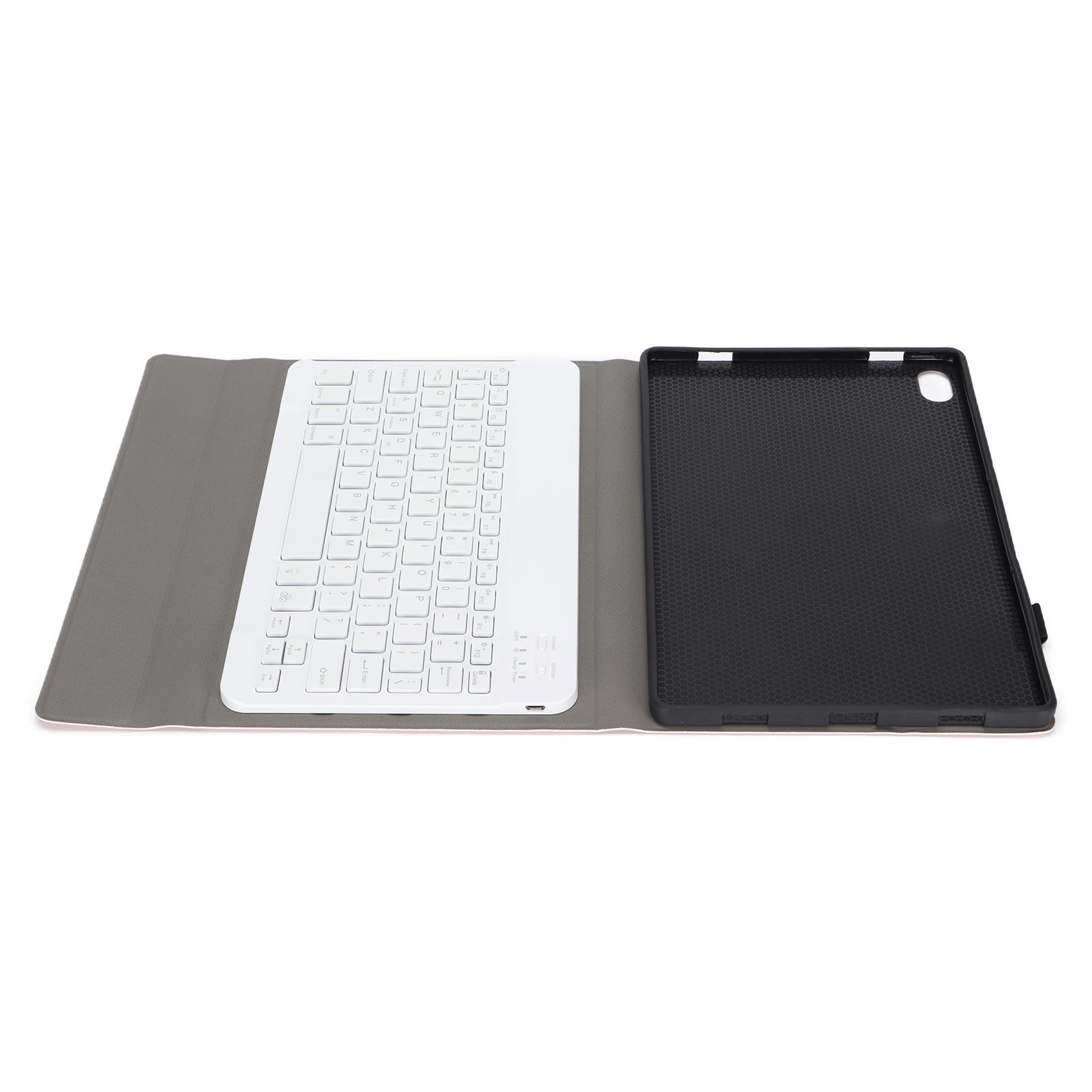 

Беспроводная съемная клавиатура с подсветкой, компьютерные аксессуары с чехлом из искусственной кожи для Lenovo Tab 11 дюймов розового золота