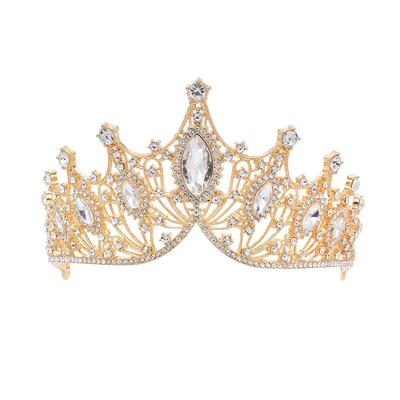 Children's Crown Headwear Princess and Girl Crowns Crystal Hair Bands Children's Birthday Flower Girls Wedding Dresses Performance Accessories