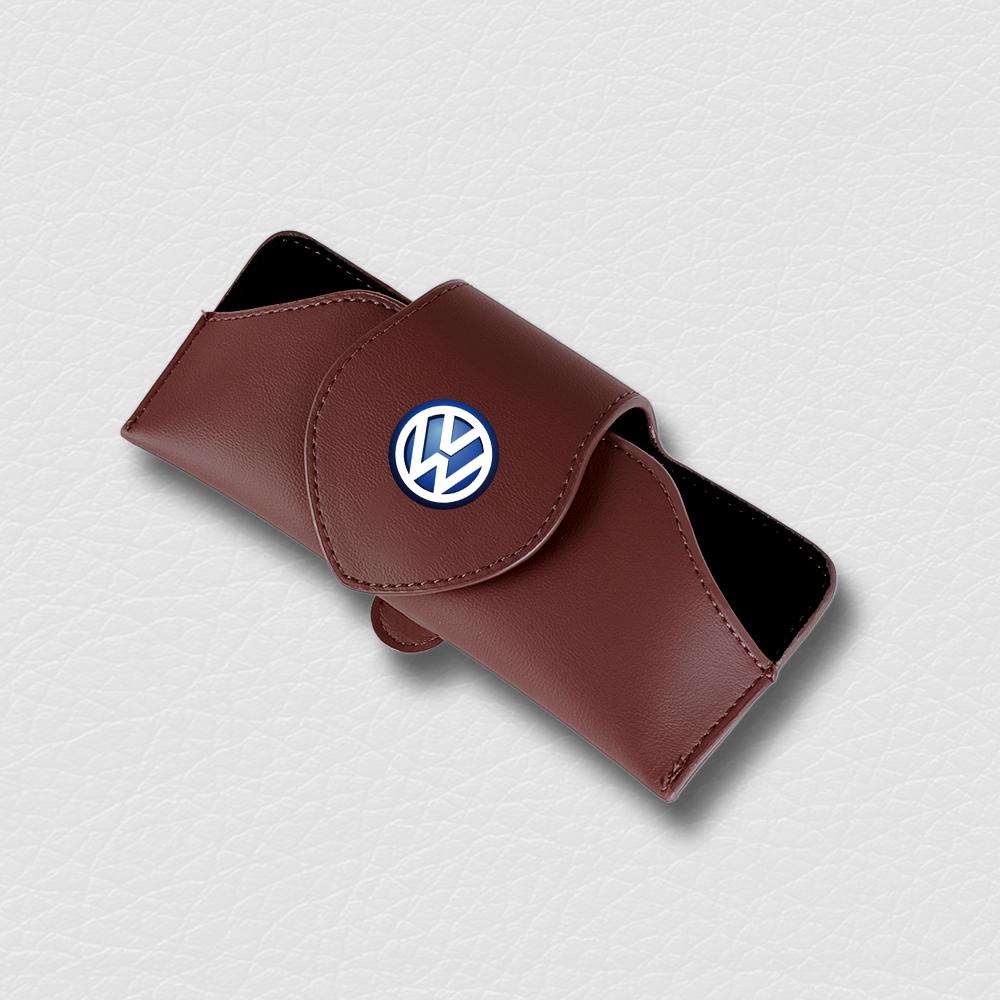 Car Glasses Case Sunglasses Storage Box Auto Eyeglasses Storing Clip For Volkswagen VW Polo Sharan Golf Scirocco Touran Touareg zk0