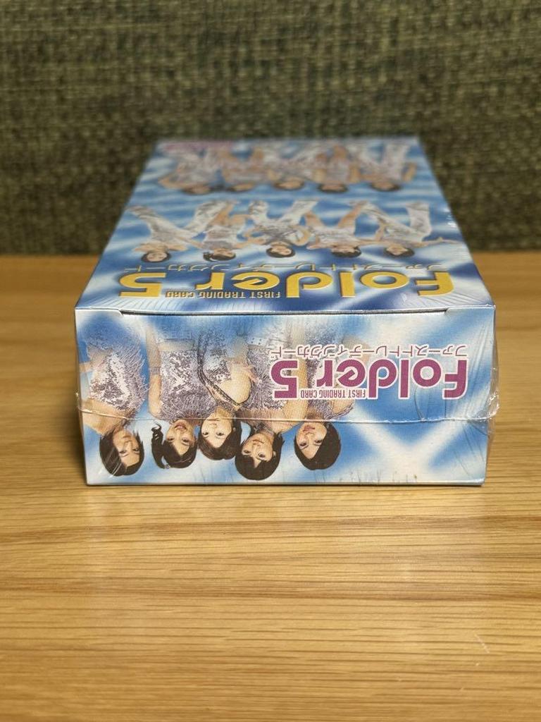 [USED] Rare Folder 5 Trading Card Box with Shrink Wrap Hikari Mitsushima