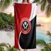 Asciugamano da Spiaggia Sheffield United Football Morbido Microfibra Asciugamano Estivo Asciugatura Rapida Assorbente per Spiaggia Piscina Viaggio