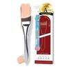LePraise Foundation Brush 2in1 Spatula Integrated Makeup Liquid Cushion Cream Compatible Sheer Finish No Unevenness Coverage Fits Around Nose Beginner