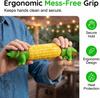 Dinosaur Corn Holder: T-Rex Shape Stainless Steel Fork Prongs - Fun Novelty BBQ Party Table Accessory for Grill Lovers and Families