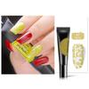 Estampado Impresión Gel Pintado Plantilla Semipermanente Remojable Esmalte de Uñas Nail Art