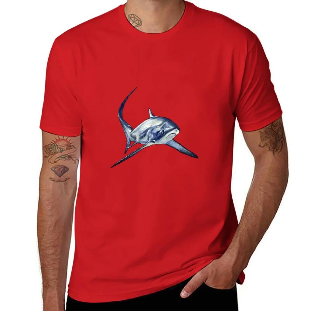The Thresher Shark T-Shirt Quick-drying Quick Drying Shirts Graphic Tees Mens T Shirt Graphic