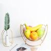 Gold Fruit Container Iron Wire Display Tray Creative Kitchen Accessories  Fruit Storage