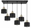 MODERN CEILING HANGING LAMP BLACK LED LAMP