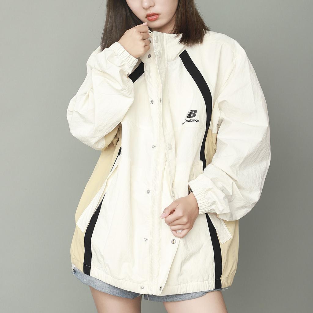 New Balance Men's New Balance Casual Sports Breathable Woven Jacket White AMJ13358-IV