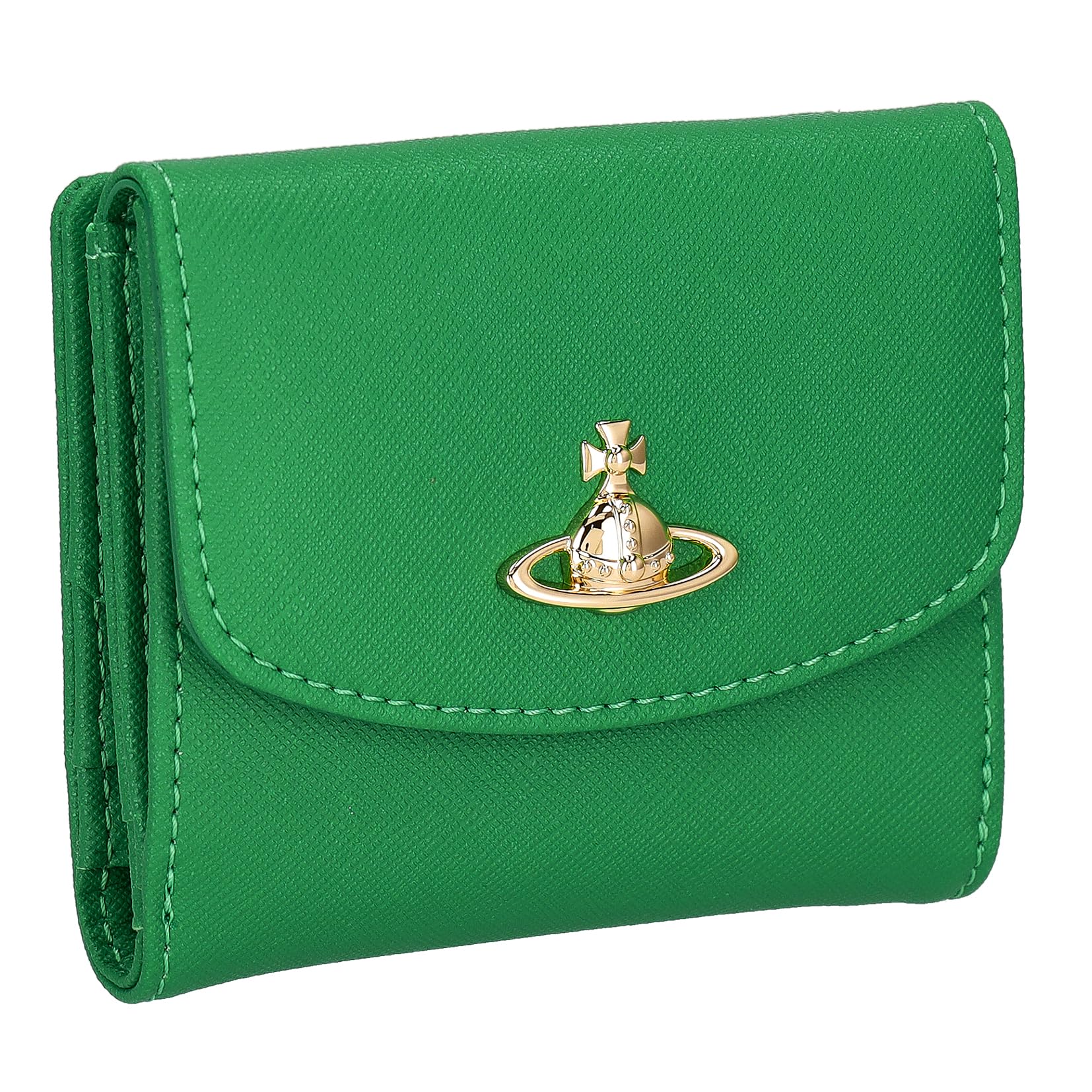 

wallet SAFFIANO BIOGREEN 51150028U BRIGR [Vivienne Westwood] Bi-fold Women s [Used]