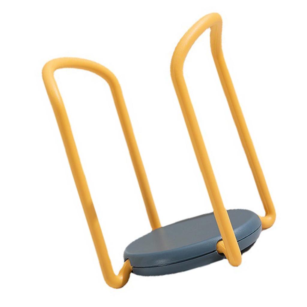 Schüsselorganisator Multifunktionales Ausziehbares Geschirrabtropfgestell für Küchenarbeitsplatte Gelb und Blau