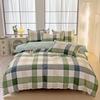 Ins Style Korean Bedding Set Breathable 3/4pcs Bed Sheets Set Quilt Covers Solid Duvet Covers for Home School  Fundas Nórdicas