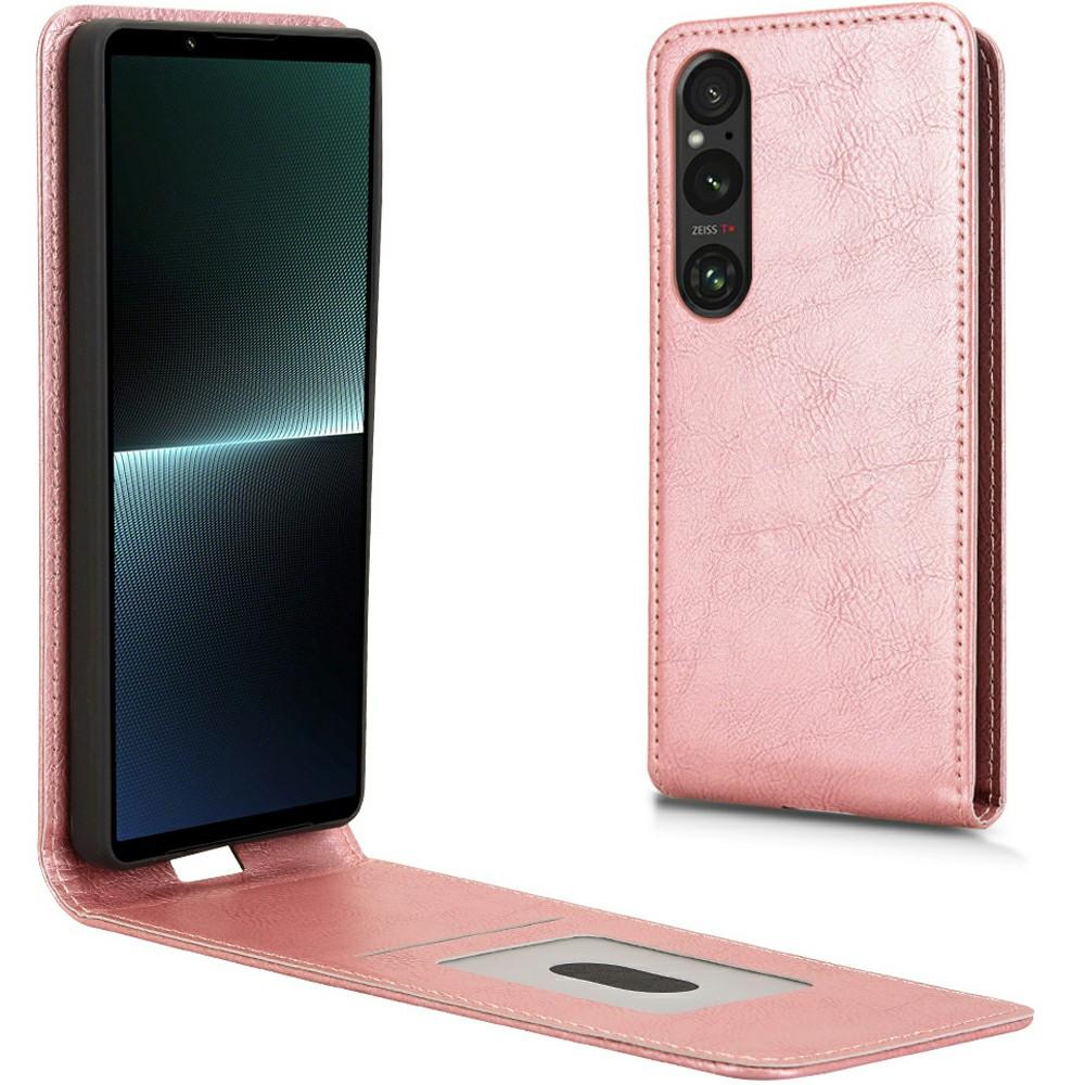 

Для Sony Xperia 1 V чохол із гніздом для картки Магнітний вертикальний відкидний шкіряний чохол для телефону C