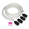 Pool Hose with 4 Quick Connector Adapters Pool Booster Pump Hose Kits Replacement for Booster Pump & Pool Cleaner