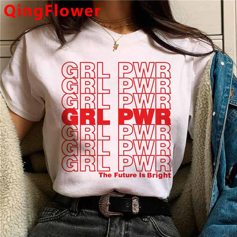 Funny Women's T-shirt Girls Will Be Girls Medusa V-Neck Tank Top Feminist Funny Tee Shirt For C 362813