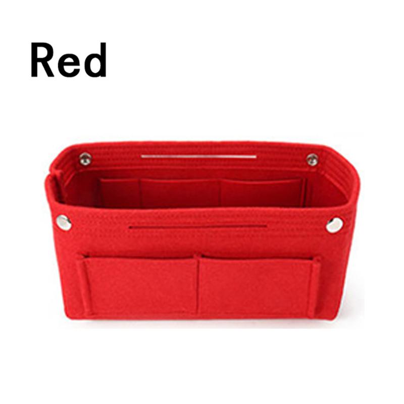 Felt Insert Organizer Bag Makeup Handbag Multi-Pocket Travel Inner Purse Portable Cosmetic Bags Storage Bags Bathroom Organizer