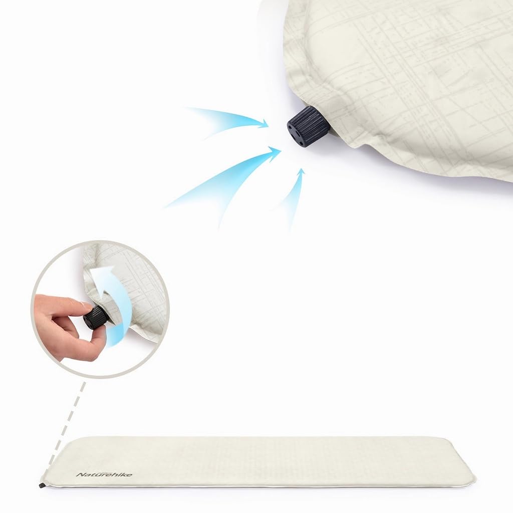 Naturehike Sponge Air Inflator Automatic Inflating Air Camping For Sleeping In The Sleeping In A For Disaster For Home Visitors Mat, Mat, Bed,
