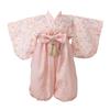 Set Hakama per Bambini per Bambine e Bambini Set Separato per Formale Giapponese Tradizionale Primo Santuario Primo Festival Karen [regalo] 2 Pezzi (60-100cm) -