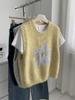 Women's Japanese Retro Age-Reducing Knit Vest - Soft, Skin-Friendly, Fluffy Sweater for Autumn/Winter 2025