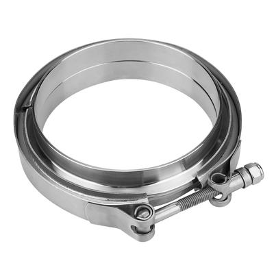 Universal Car 5" Stainless Steel Turbo Exhaust V Band Flange Clamp Kit