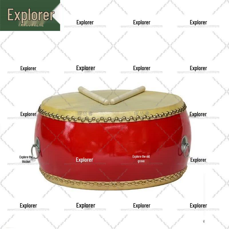 Tancolzhe Traditional Chinese Red Performance Drum