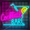 Cocktails Beer Neon Sign - Bright LED Bar Decor,  Commercial Pub & Home Bar, Grand Opening Gift for Bartenders & Brew Lovers
