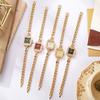 New Literary And Retro Square Small Exquisite Light Luxury Niche Ins Style Temperament Bracelet Quartz Watch