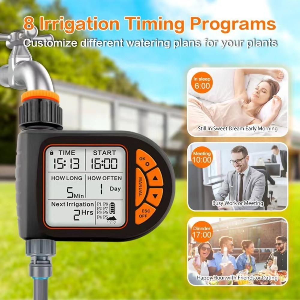 Water Saving Smart Timer Water Sprinkler Durable Faucet Hose Programmer For Outdoor Garden Farm
