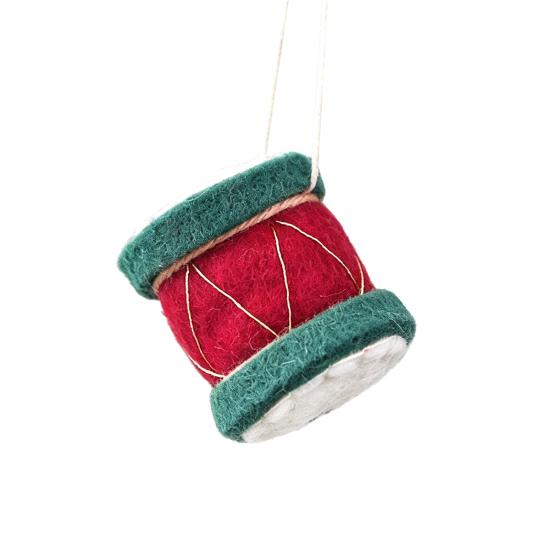 Christmas Tree Decorations Felt Ornament, Handmade Wool Santa Candy Cane House Winter Holiday Decor Snowman Hanging for Tree, Home Party Unique