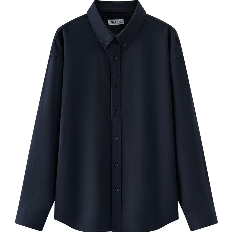 Semir Men s Loose Fit Oxford Long Sleeve Shirt XL