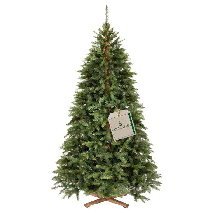 Sapin de Noël artificiel - SPRINGOS - Épicéa de Sibérie - 220 cm - Durable - Facile à installer